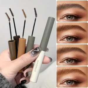 Cream Eyebrow Pencil Matte Brow Gel Natural Color Long-Lasting, 3D Shaping Waterproof Sweatproof, Smudge-Proof