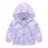 Cute Fish Scale Graphic Kids Jacket: Sun Protection, Lightweight & Breathable - Perfect for Spring & Summer!