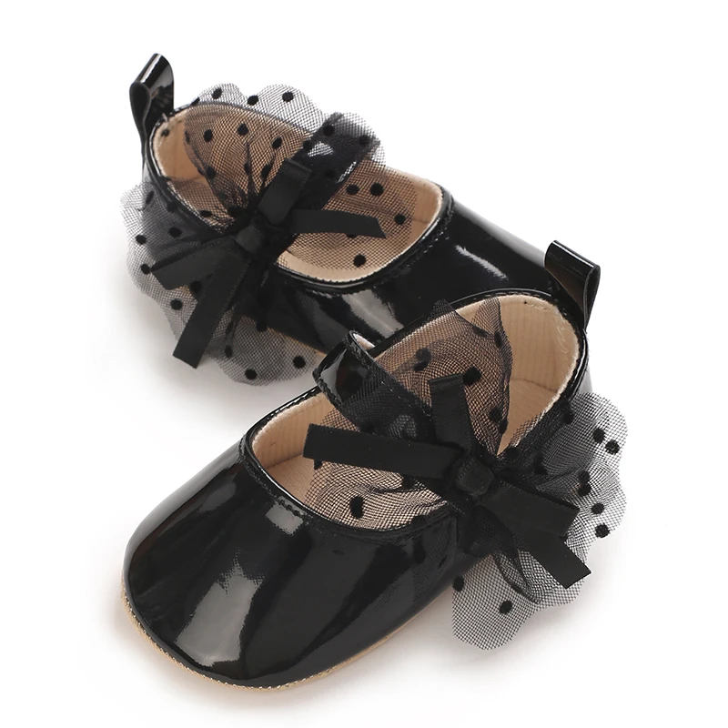 Cute New 0-18M Girls' Newborn Baby Shoes Classic Fashion Soft Sole Casual Princess Shoes First Walker Soft Sole for Toddlers - Image 4
