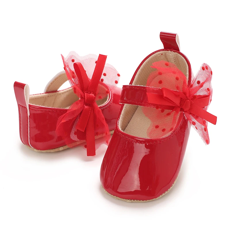 Cute New 0-18M Girls' Newborn Baby Shoes Classic Fashion Soft Sole Casual Princess Shoes First Walker Soft Sole for Toddlers - Image 5