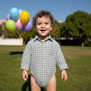 Cute Palid Baby Boys Badysuits Spring Autumn Clothing