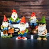 Cute Resin Garden Gnome Statue Zen Naughty Funny Dwarfs Store Lawn Ornaments For Home Office Desk Indoor Outdoor Decor Ornament