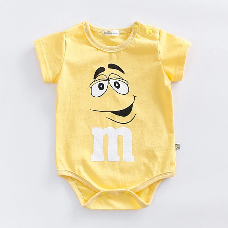 Cute Short Sleeve Rompers Newborn Clothing Solid Color Bodysuit Baby Boys Girls Thin Simple Onesies Fashion Summer Pajamas - Image 6