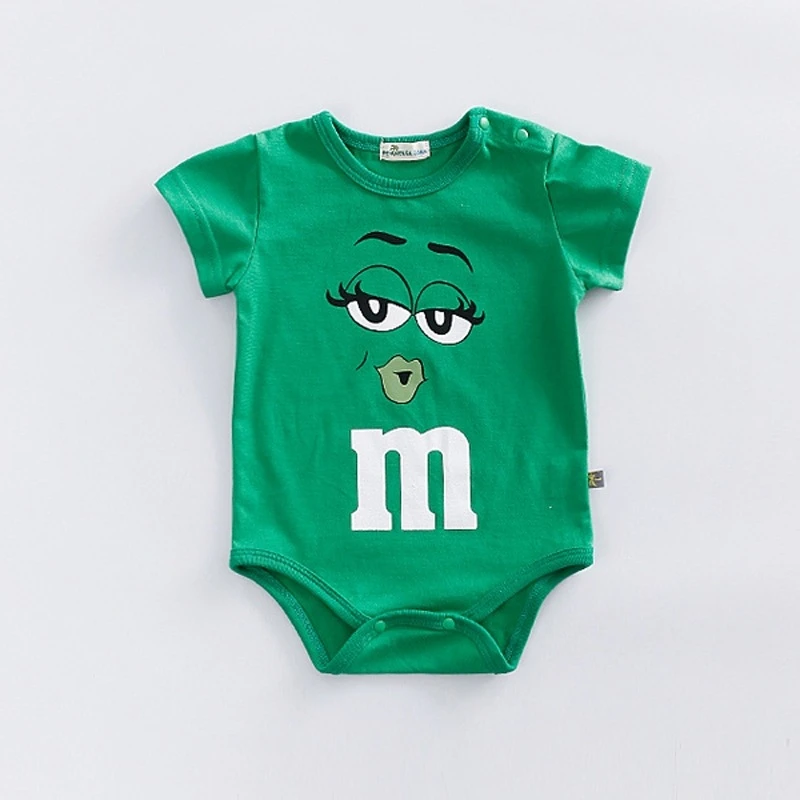 Cute Short Sleeve Rompers Newborn Clothing Solid Color Bodysuit Baby Boys Girls Thin Simple Onesies Fashion Summer Pajamas - Image 4