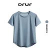 DRUR Yoga Tops Sportswear Woman Gym Shirts Breathable Quick Dry Short Sleeve Workout T Shirt Jogger Running T Shirt Yogawear New
