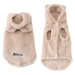 Dog Clothes For Small Medium Dogs Cats Autumn Winter Warm Dog Hooded Clothing Soft Kitten Vest Coat Yorkshire Jacket Pet Outfits