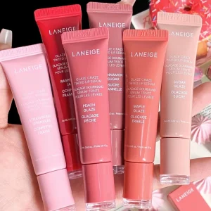 Donut Lip Balm Moisturizing Mirror Lip Gloss Lip Strawberry Raspberry Chocolate Glaze Smell Lipstick Transparent Lip Oil Makeup