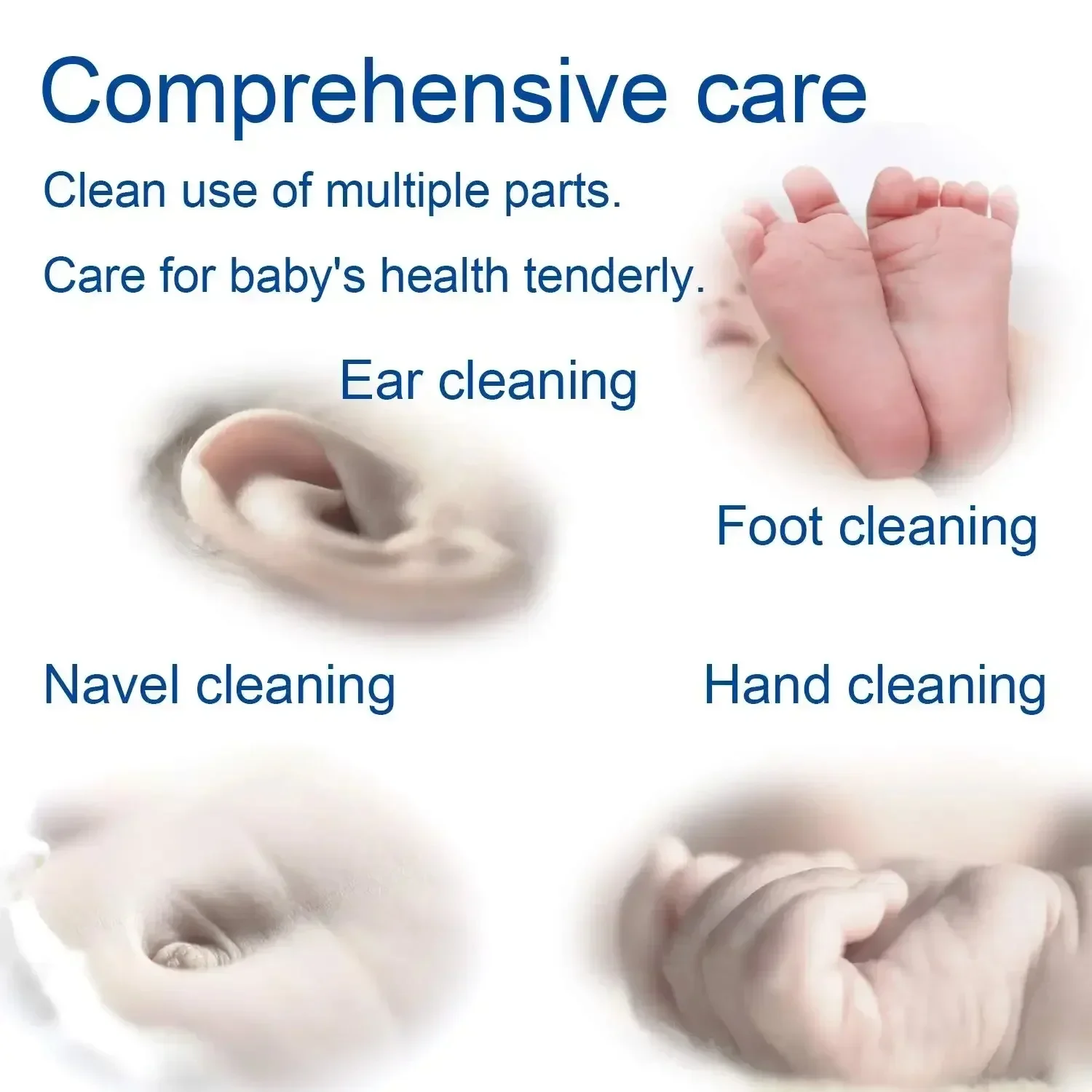 Double-ended Cotton Swabs, Baby Cotton Swabs, Ear Cleaning Sticks, Healthy Cleaning Tools cotton swab - Image 5