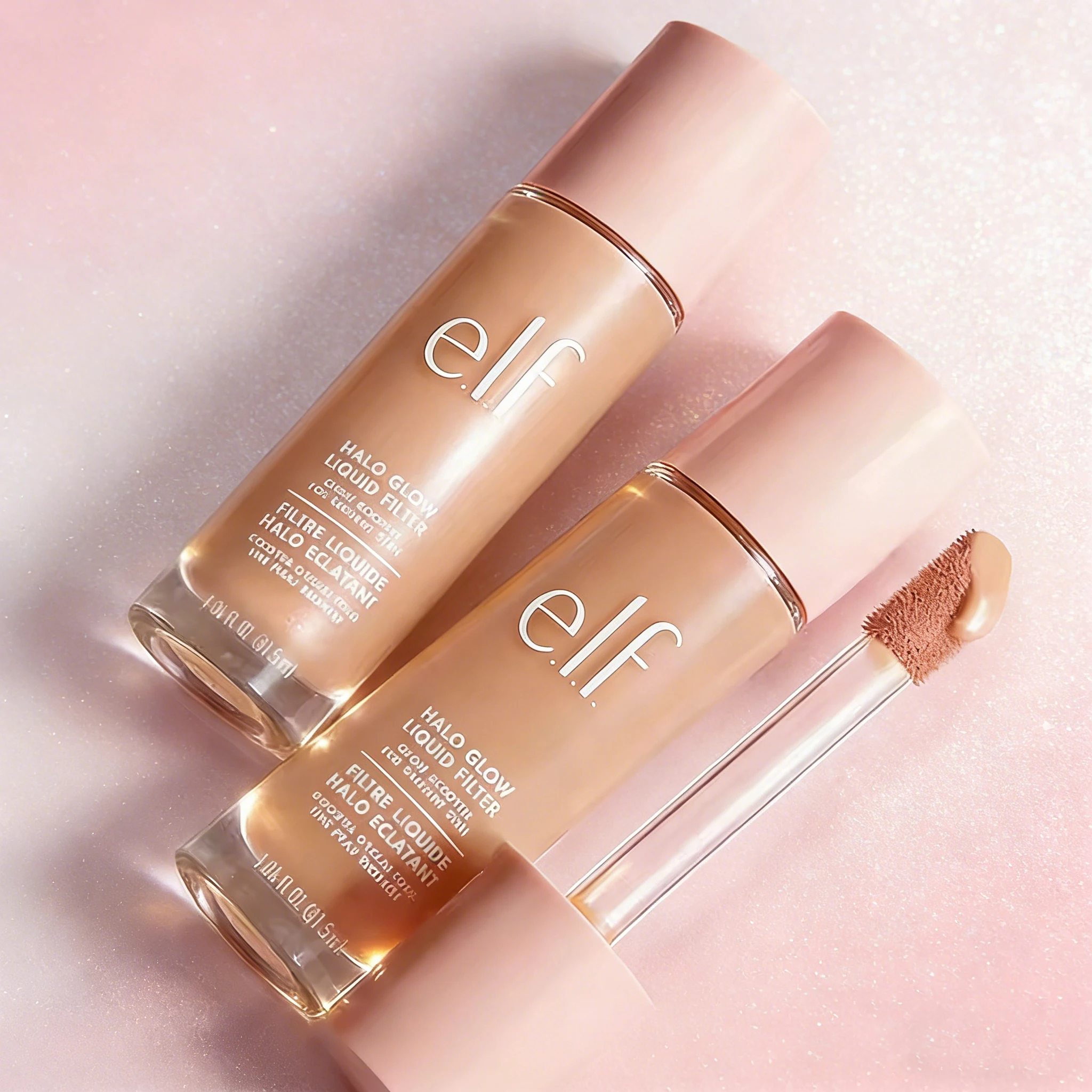 ELF Halo Glow Liquid Filter Liquid Foundation 3 New Shades Complexion Looks Healthy and More Radiant Base Makeup Beauty Products - Image 2