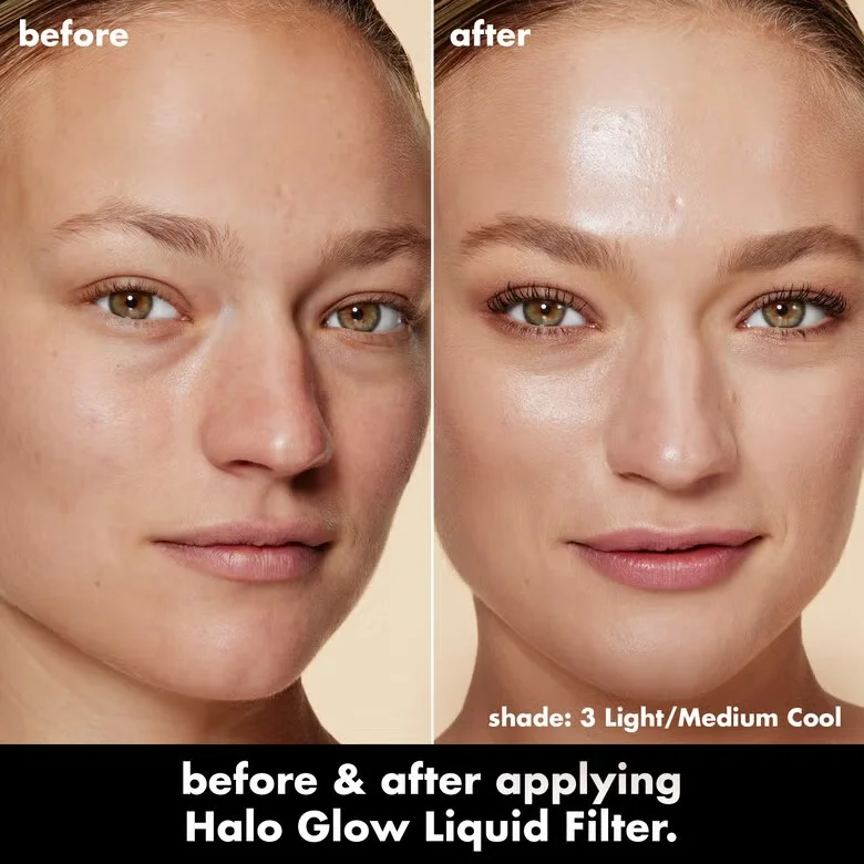 ELF Halo Glow Liquid Filter Liquid Foundation 3 New Shades Complexion Looks Healthy and More Radiant Base Makeup Beauty Products - Image 3