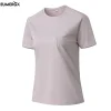 EUMERGX Hiking Short Sleeved T-Shirt For Women Outdoor Quick Dry Functional T-Shirt Camping Climbing Trekking Short Sleeve Tee