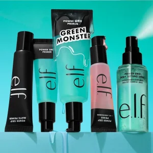 Fashion ELF Skincare Products Pre Makeup Gel Gel Green Primer 75ml Exfoliate Clean Pores Makeup Setting Spray Liquid Foundation