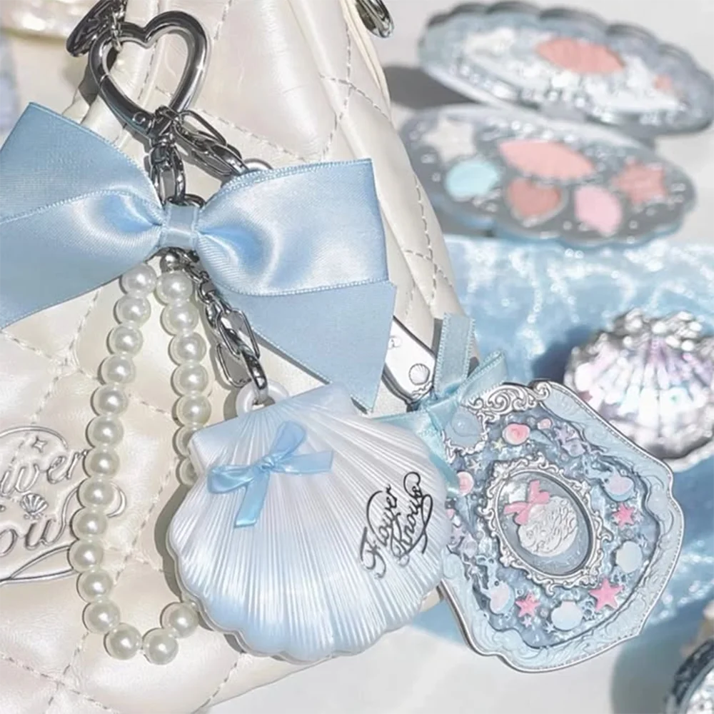 FlowersKnow Cupid Sweetie Bear Face Powder with Blush Highlighter Pendant Long Lasting Portable Makeup Decoration - Image 6