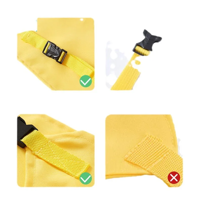 Foldable Baby Dining Chair And Table Safety Belt Anti-drop Adjustable Washable Portable Child High Seat Safety Feeding Strap - Image 4