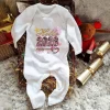 Hello 2026 Happy New Year Babygrow My First New Year Baby Romper Winter Infant Sleepsuit New Year Coming Home Outfit
