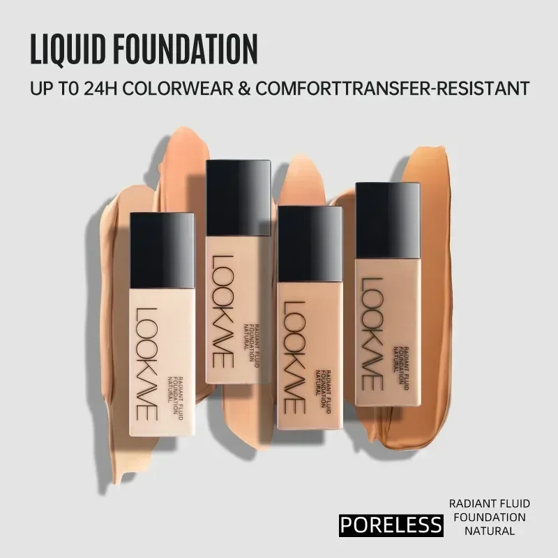 High Coverage Liquid Foundation for A Long Time Matte Moisturizing Brighten Facial Concealer Cream Base Makeup Primer Cosmetics - Image 2