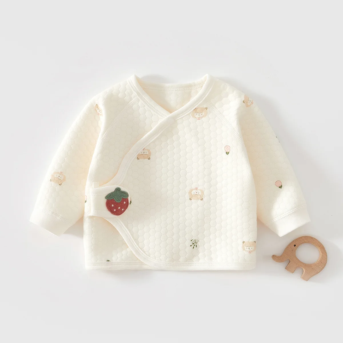 High Quality Baby Jacket for Newborns Aged 0-3 Months, Soft and Warm for Baby Girls Cartoon Pattern Baby Boy Coat - Image 4