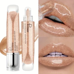 Hydrating Waterproof Lip Gloss Non Sticky Glass Shine Long Lasting Moisturizing Lip Color for Daily Makeup