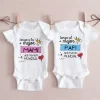 I Have The Best Mom & Dad in The World Spanish Printed Baby Jumpsuit Infant Short Sleeve Romper Funny Newborn Unisex Bodysuit