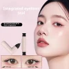 Integrated Eyeliner Stamp Precise Outline Signet Eye Liner Extension Stamps Liquid Eyeliner Pen Waterproof Makeup Tools 1PCS