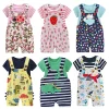 Ircomll 2pcs Newborn Casual Baby Boy Girl Clothing Suits Short-sleeve Tees+Overalls Clothes Sets Toddler Baby Outfit