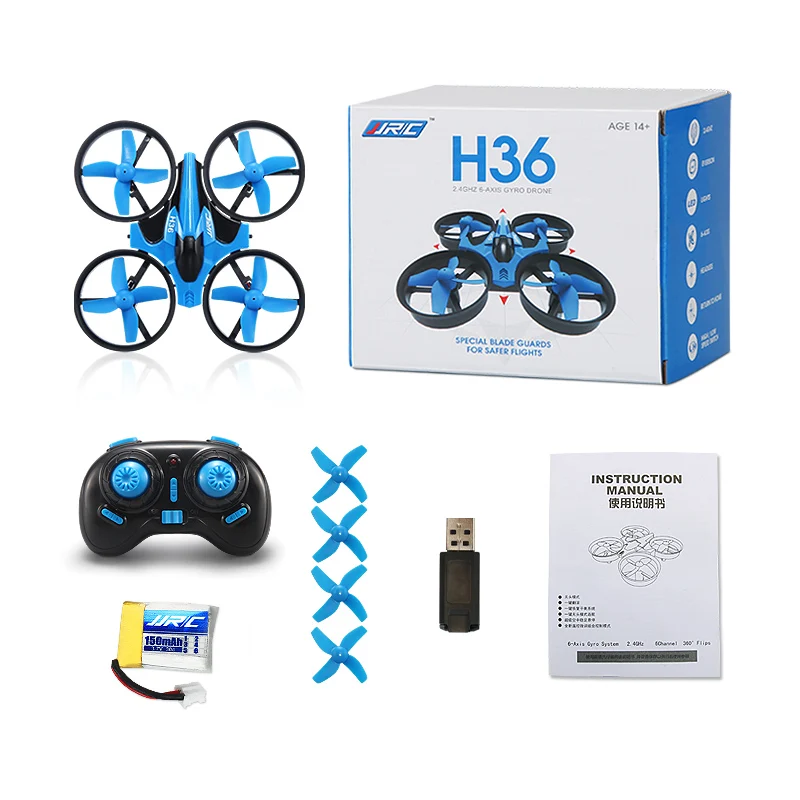 JJRC H36 Mini 2.4G 4CH 6-Axis 360° Flip Headless Mode RC Drone Quadcopter RTF Mini Drone For Kids - Image 6