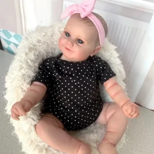 JOYORA 50CM Lifelike Reborn Doll Fashionable Baby Doll 3D Skin With Visible Veins High-Quality Handmade Doll Cute Birthday Gift