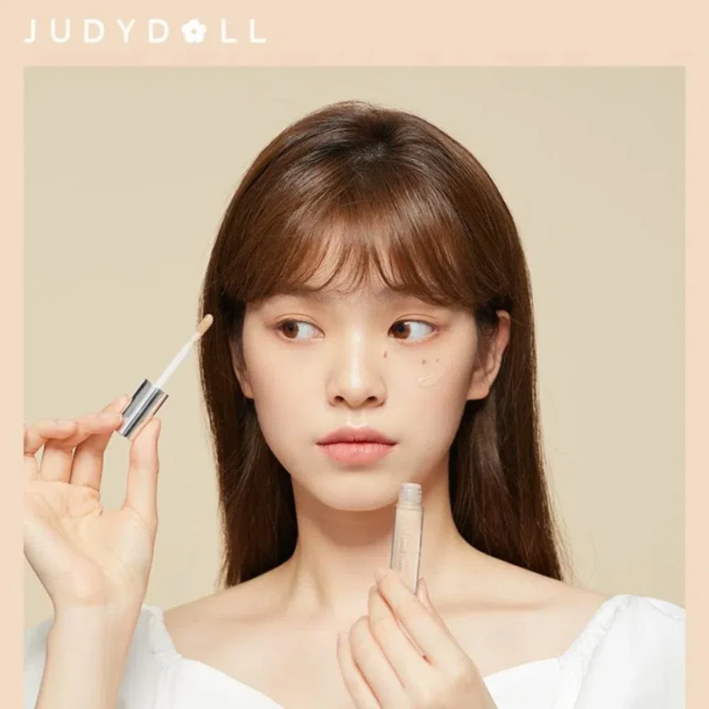 Judydoll Liquid Concealer High Coverage Waterproof Sweatproof Long-Lasting Natural Foundation Cream Cosmetic Makeup - Image 4