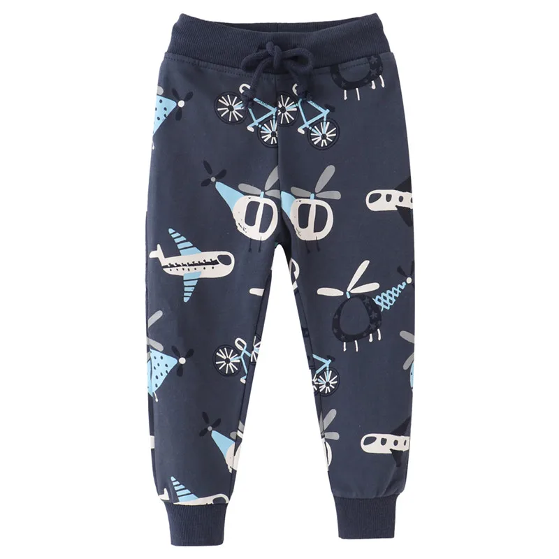 Jumping Meters New Arrival Red Children's Sweatpants Drawstring Autumn Spring Boys Girls Trousers Pants Baby Clothes - Image 6