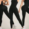 Jumpsuits for Women, Seamless One Piece Yoga Workout Romper