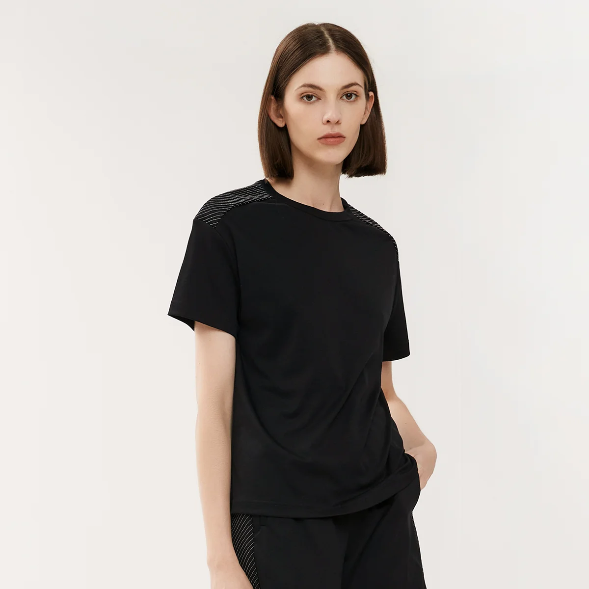 K1230W Premium Clothes Ladies Pima Cotton Tshirts Women's Clothing T-Shirt Garment Factory in China Supplier - Image 2