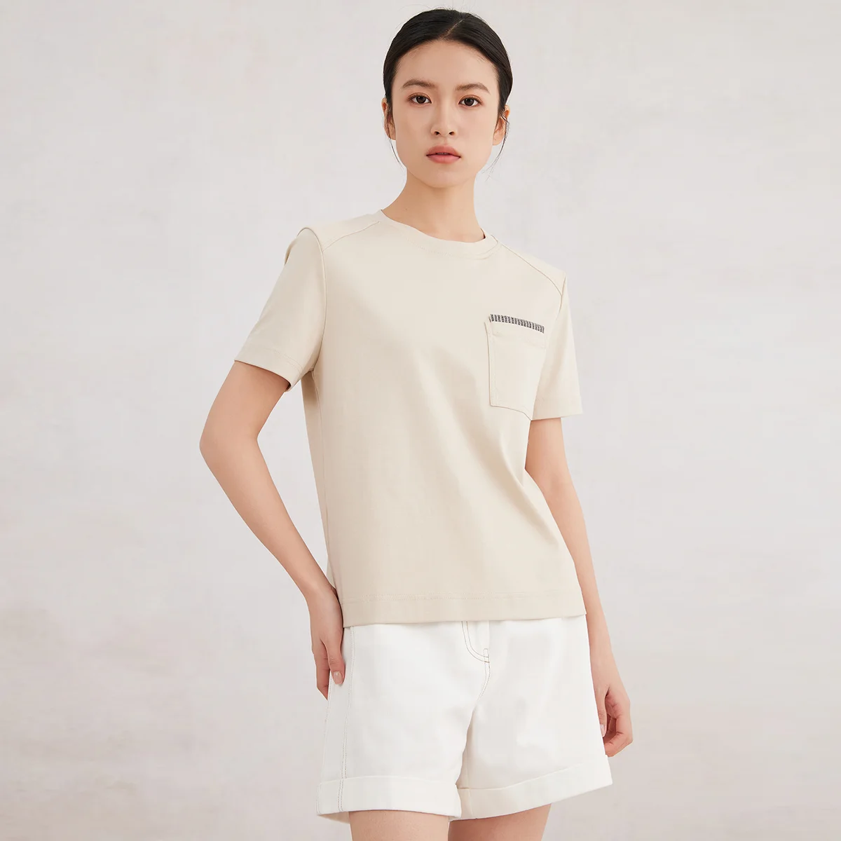 K3063W Luxury clothing 100% pima cotton t shirts High quality summer t-shirts - Image 2