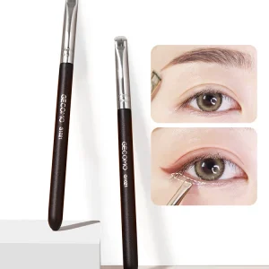 KSHBO Eyeliner Brush Eyebrow Brush Do Not Eat Powder Easy Overhand Blade Flat Head Circular Arc Eye Repair Makeup Brush