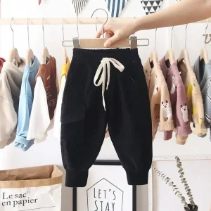 Kids Children Trousers 2-8Years Clothes New Cargo Pants for 2-6 Years Old Solid Boys Casual Sport Pants Enfant Garcon