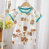 Kids Clothes New Summer Children's Clothing Children's Short-sleeved Shorts Suits Boys Girls Baby T-shirts Boys and Girls Cotton
