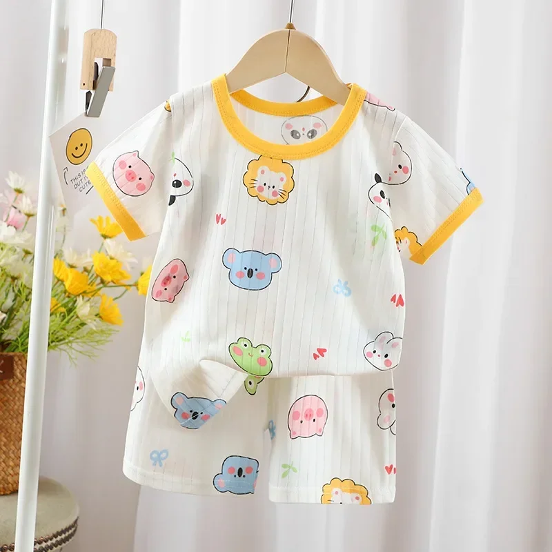 Kids Clothes New Summer Children's Clothing Children's Short-sleeved Shorts Suits Boys Girls Baby T-shirts Boys and Girls Cotton - Image 3