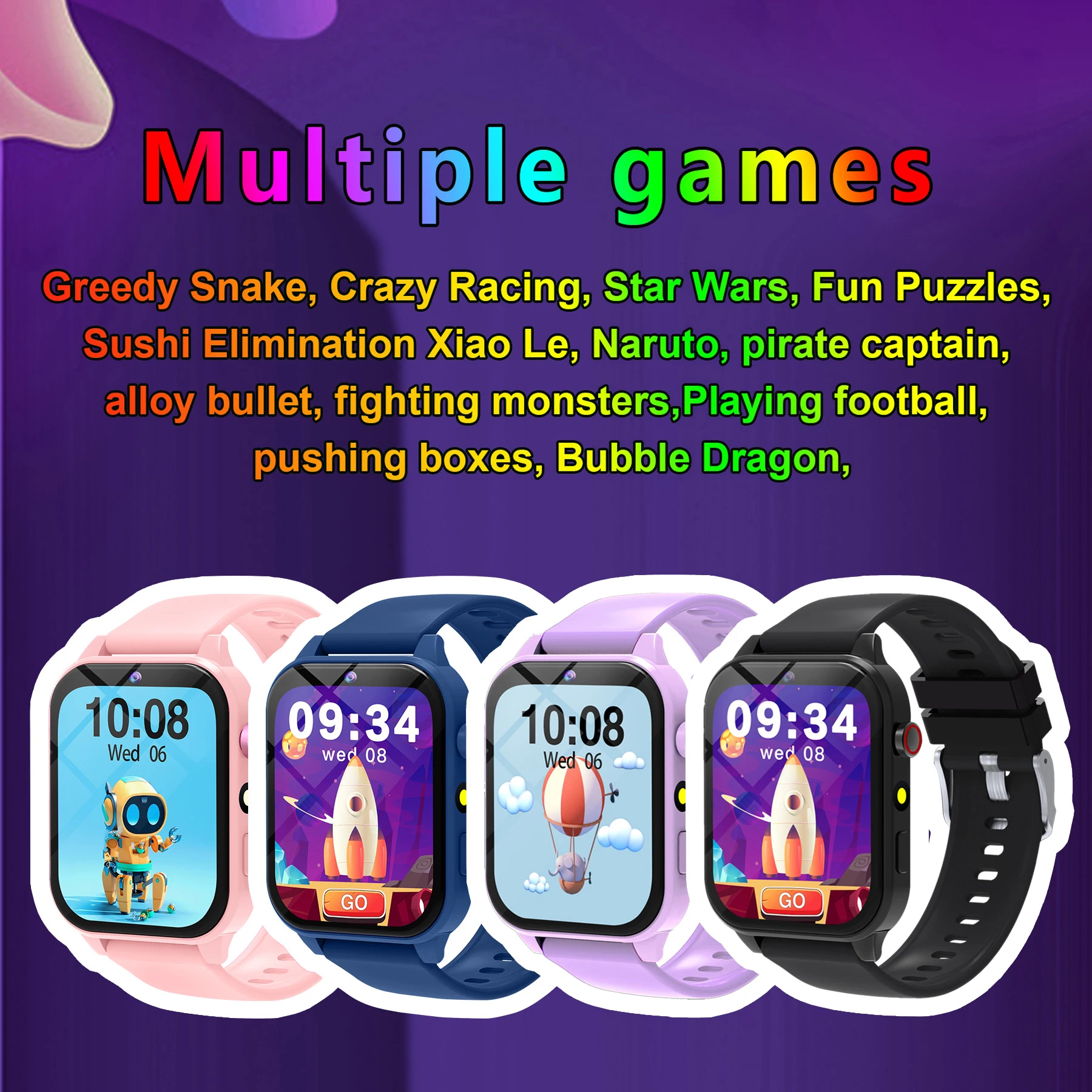 Kids Smartwatch Game Flashlight Toy Waterproof Electronics Touch Screen HD Camera Alarm Children watch Boy Girl Birthday Gift - Image 2
