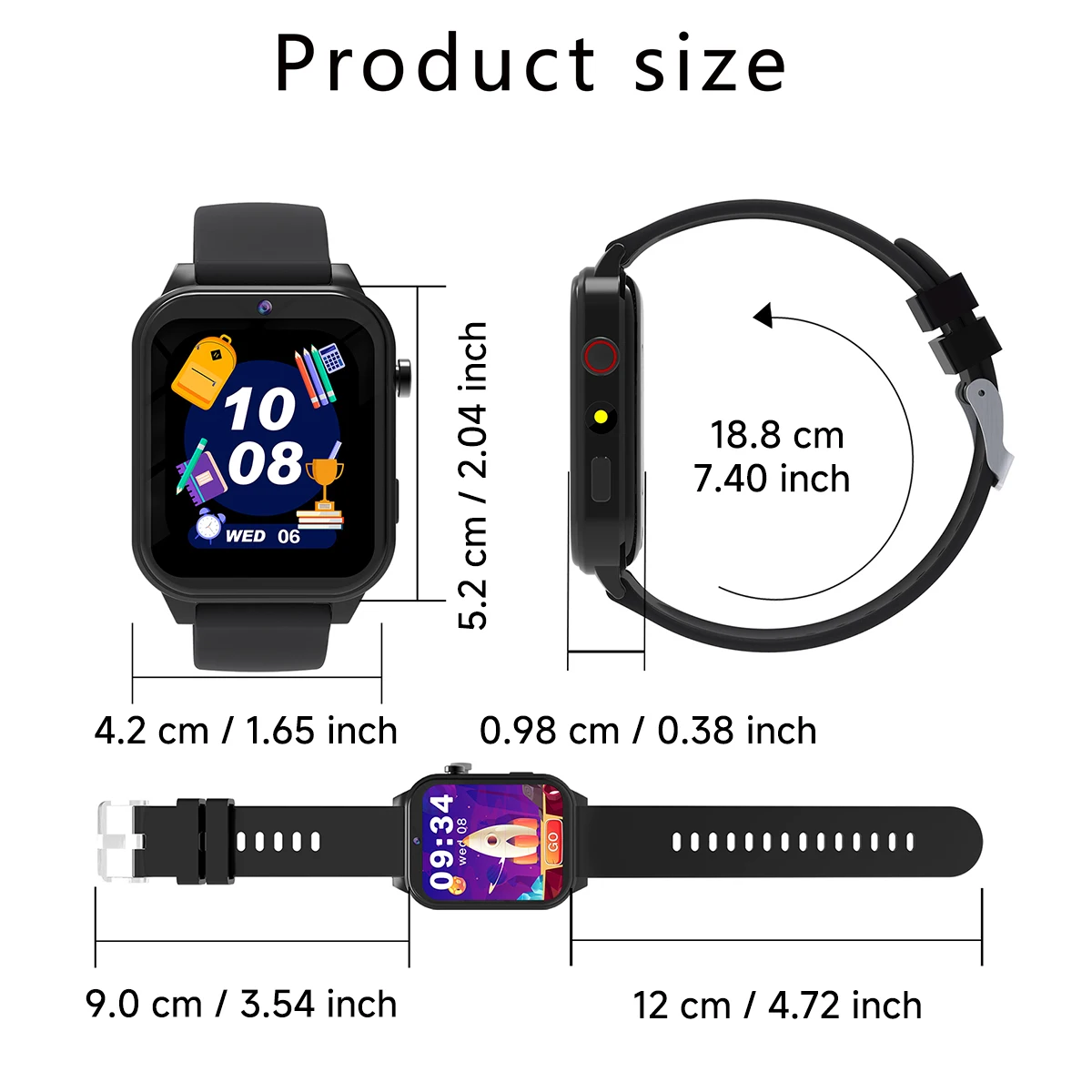 Kids Smartwatch Game Flashlight Toy Waterproof Electronics Touch Screen HD Camera Alarm Children watch Boy Girl Birthday Gift - Image 6