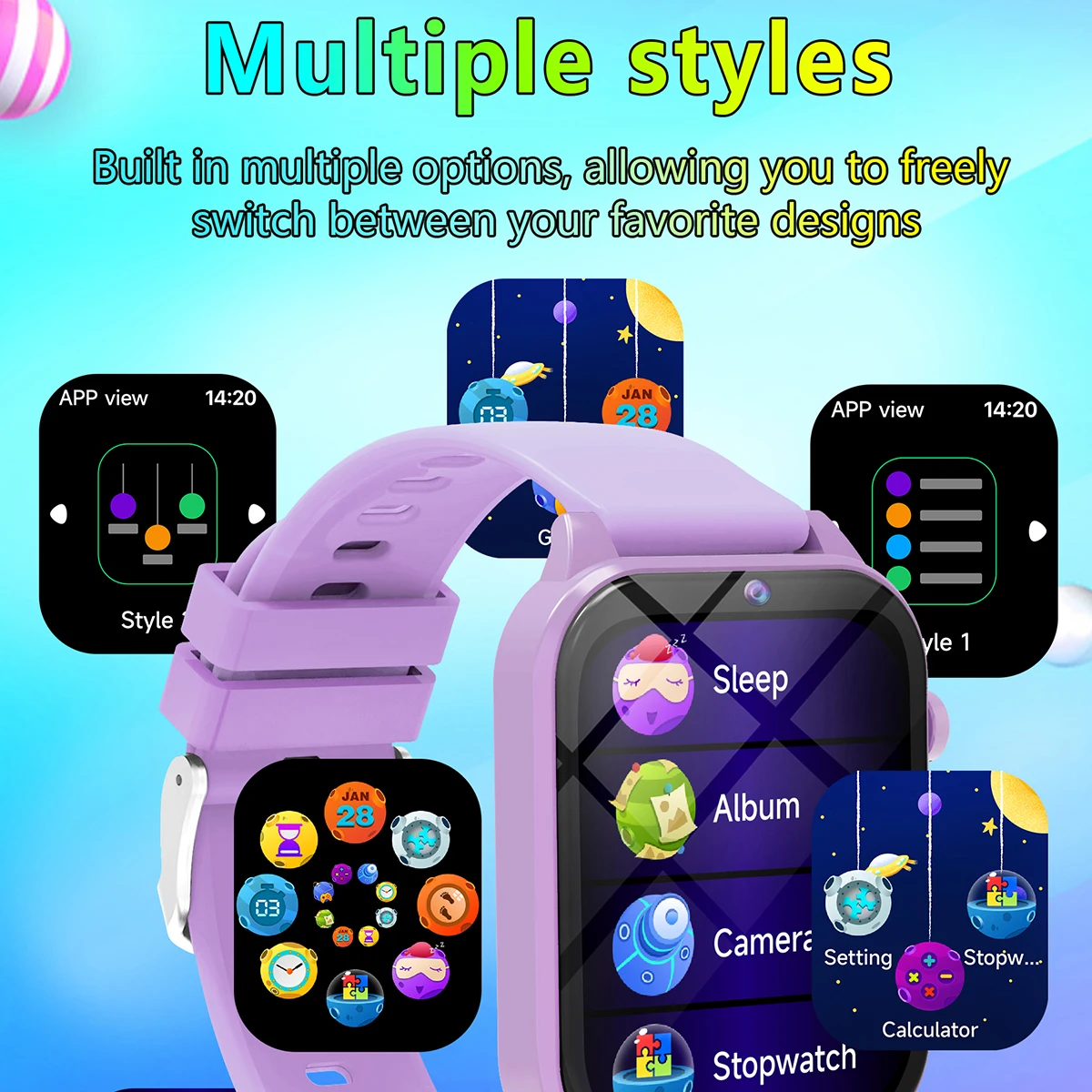 Kids Smartwatch Game Flashlight Toy Waterproof Electronics Touch Screen HD Camera Alarm Children watch Boy Girl Birthday Gift - Image 4