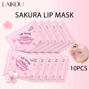 LAIKOU Lip Mask 5/10pcs Lip Care Moisturizing Hydrating Repair Lighten Lip Lines Labial Patches Lips Pad Plumpness & Elasticity