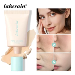 Lakerain Pore No More Primer Moisturizing Long-Lasting Oil Control Matte Finish Primer Water & Sweat Resistant Base Makeup