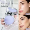 Lavender Pressed Powder Matte Powder Lasting Oil Control Full Coverage Face Compact Setting Powder Makeup Foundation Cosmetics