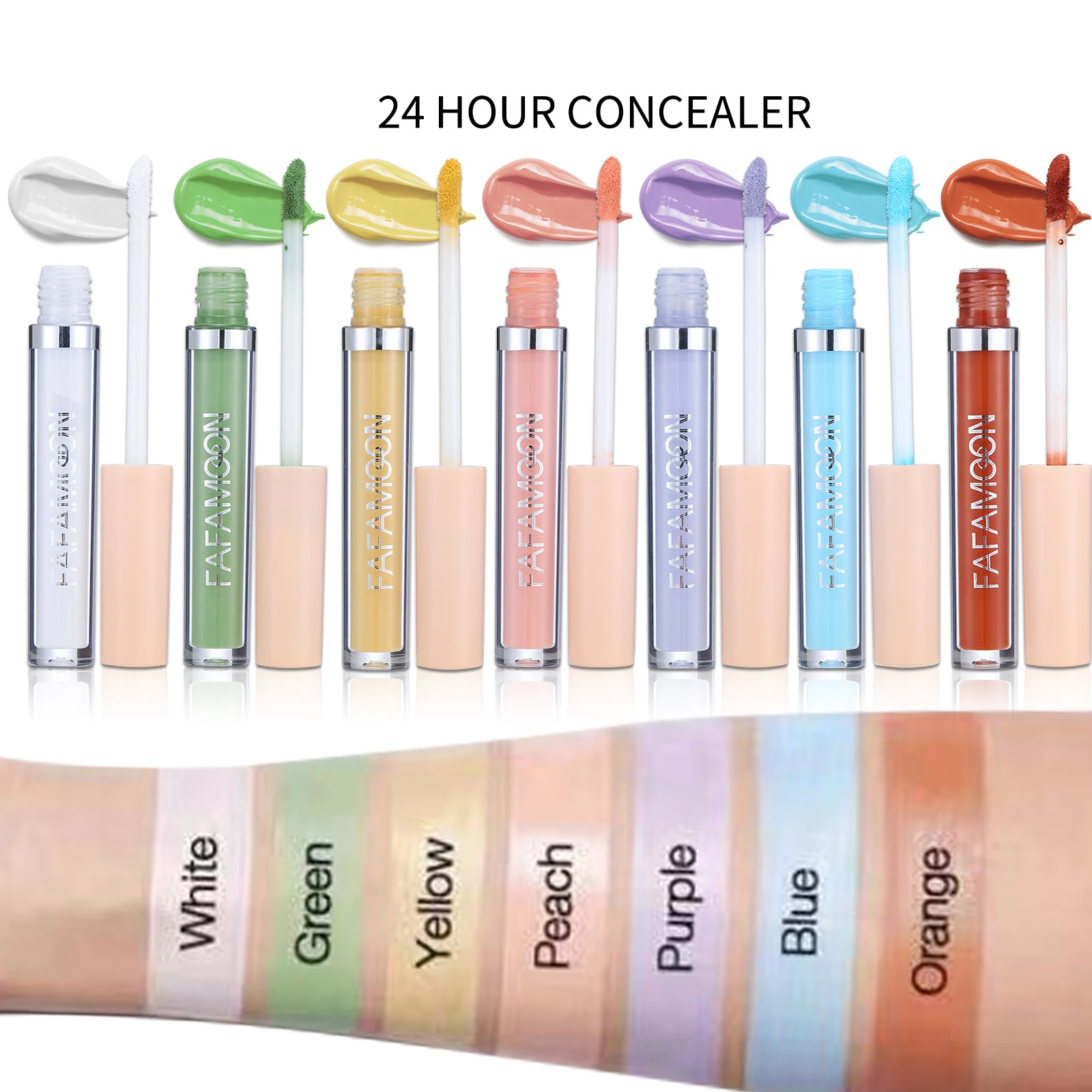 Liquid Concealer Face Contour Dark Circle Cover Makeup Face Foundation Concealer Correcting Skin Color Women Beauty Maquiagem - Image 2