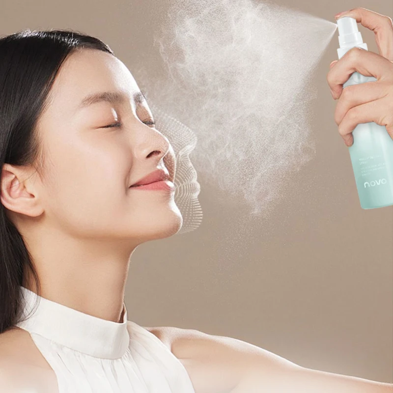 Long-Lasting Makeup Setting Spray With Hyaluronic Acid, Moisturizing Oil Control, Smudge & Transfer Resistant, Quick-Dry - Image 2