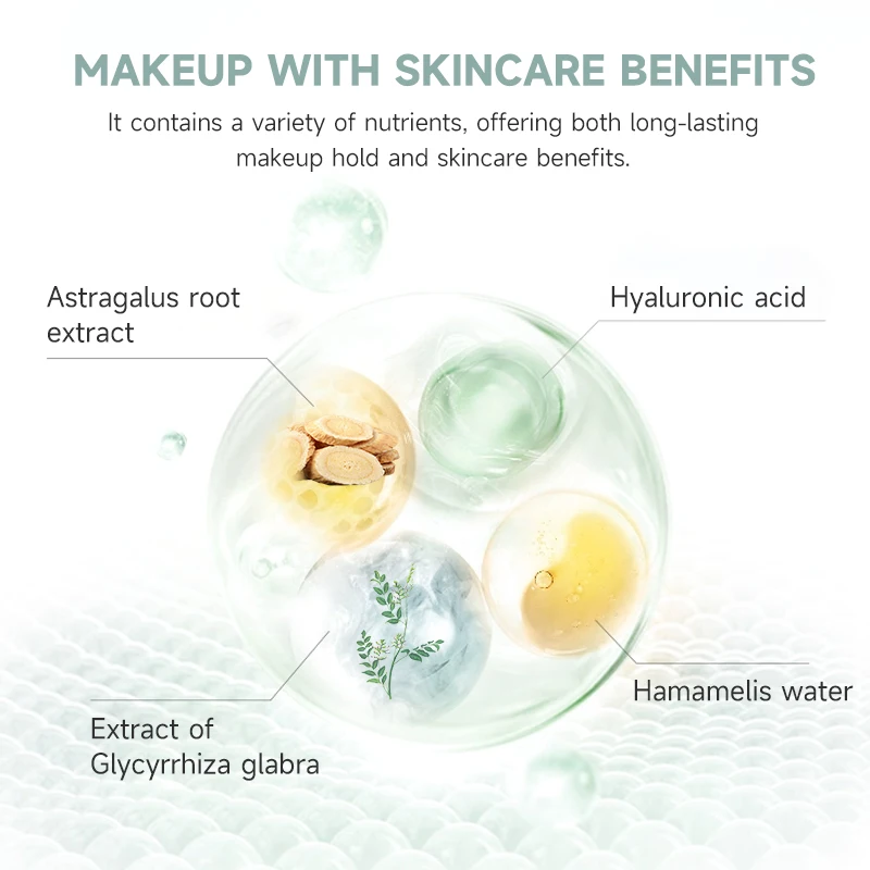 Long-Lasting Makeup Setting Spray With Hyaluronic Acid, Moisturizing Oil Control, Smudge & Transfer Resistant, Quick-Dry - Image 4