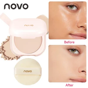 Long-Lasting Oil-Control Setting Powder, Matte Loose Powder, Waterproof And Sweat-Proof, Blurs Blemishes, Vitamin E
