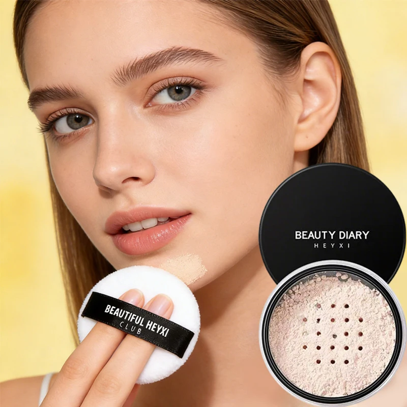 Long lasting air dispersing powder, lightweight and breathable, waterproof formula, refreshing setting, natural makeup effect - Image 2