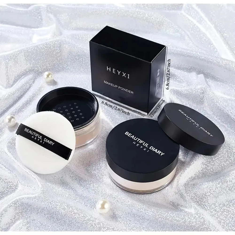 Long lasting air dispersing powder, lightweight and breathable, waterproof formula, refreshing setting, natural makeup effect - Image 4