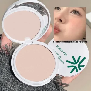 Long-lasting makeup setting powder Natural Matte Pressed Powder Waterproof Oil Control Soft Light Face Foundation Makeup