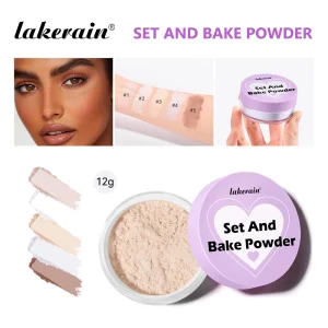 Loose Baking & Setting Powder Long Lasting Oil Control Natural Face Matte Waterproof Brightening Loose Powder Makeup Cosmetics